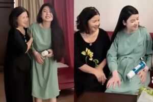 Tương tác giữa Chu Thanh Huyền và gia đình chồng